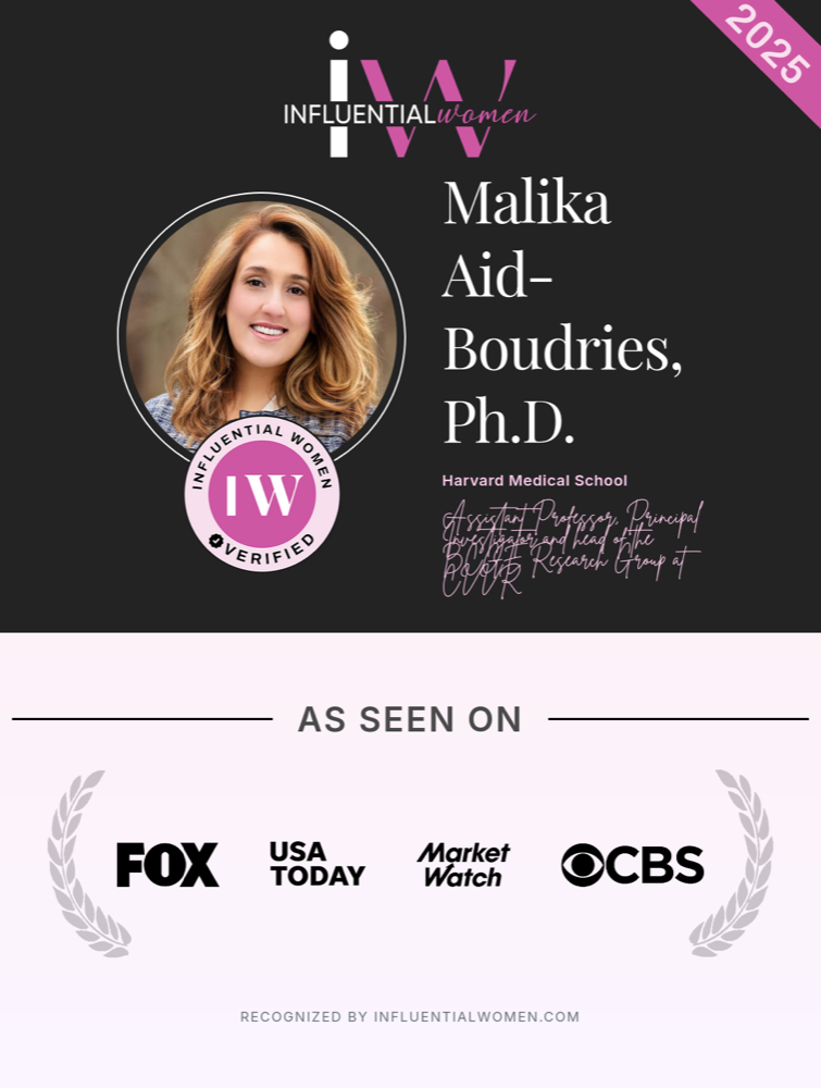 Dr. Aid-Boudries recognized by Influential Women 2025